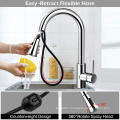 Aquacubic Modern CUPC Zinc Alloy Handle Single Hole Kitchen Faucet